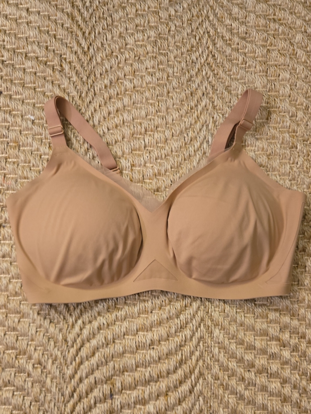 Honeylove Crossover Seamless Full-Coverage Bra - Nude/Tan #LWBR0304